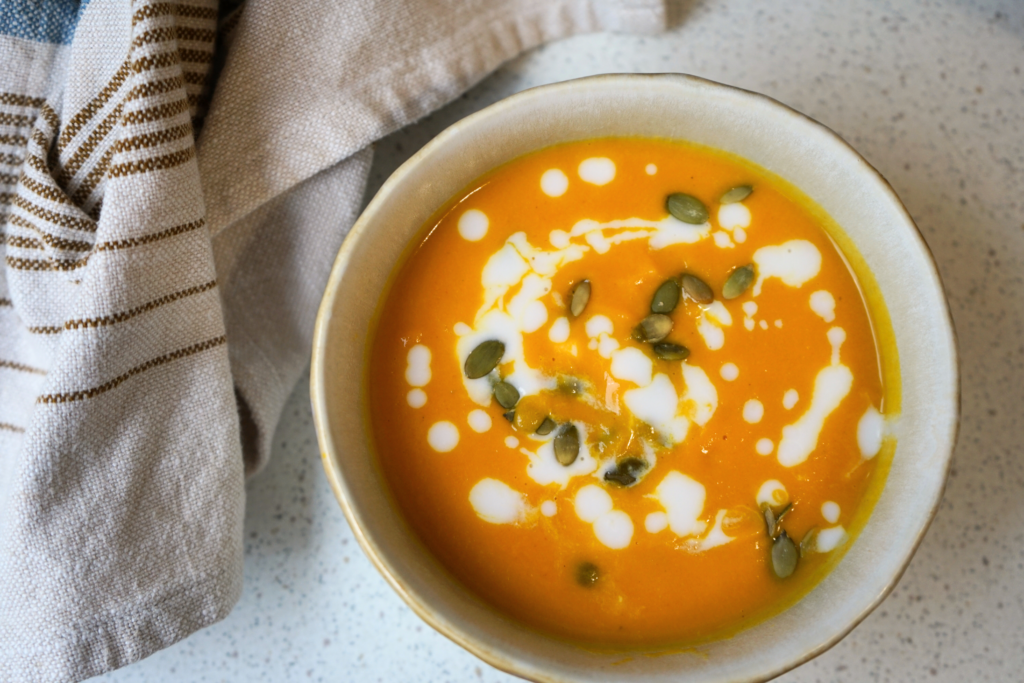 Soupe de carottes au lait de coco - Cuisine avec amour